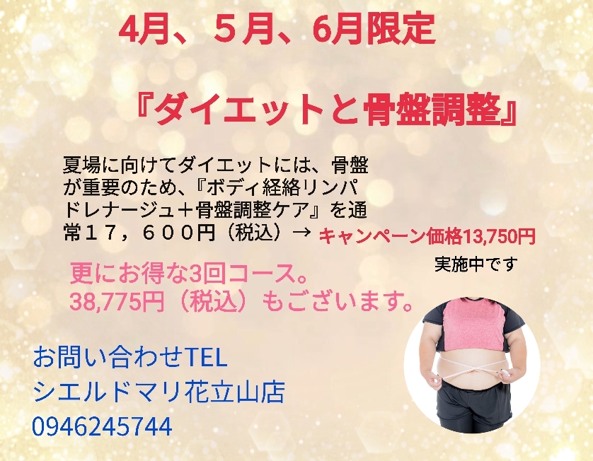 4月〜6月　ダイエットキャンペーン